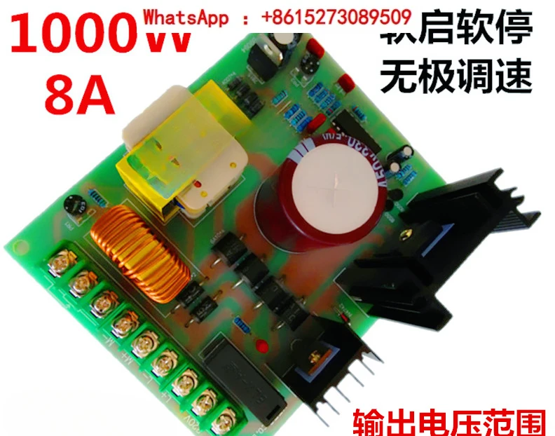 

LY-820 Высокая мощность регулятор двигателя пост. Тока 220V PWM панель контроллера привода с постоянным магнитом возбуждения