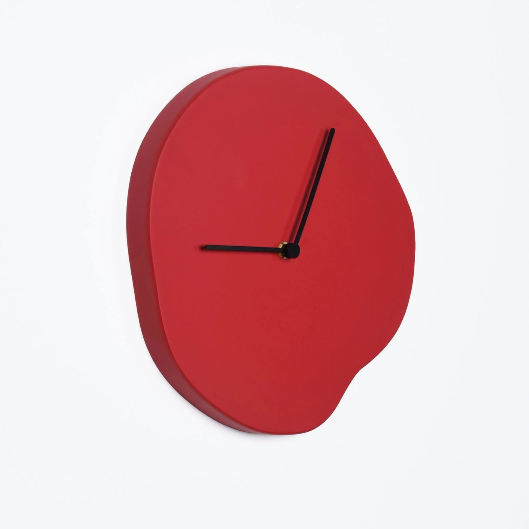 2025 New Red Wall Clock - Artistic, Modern Minimalist Design, High-End Decor for Living Room