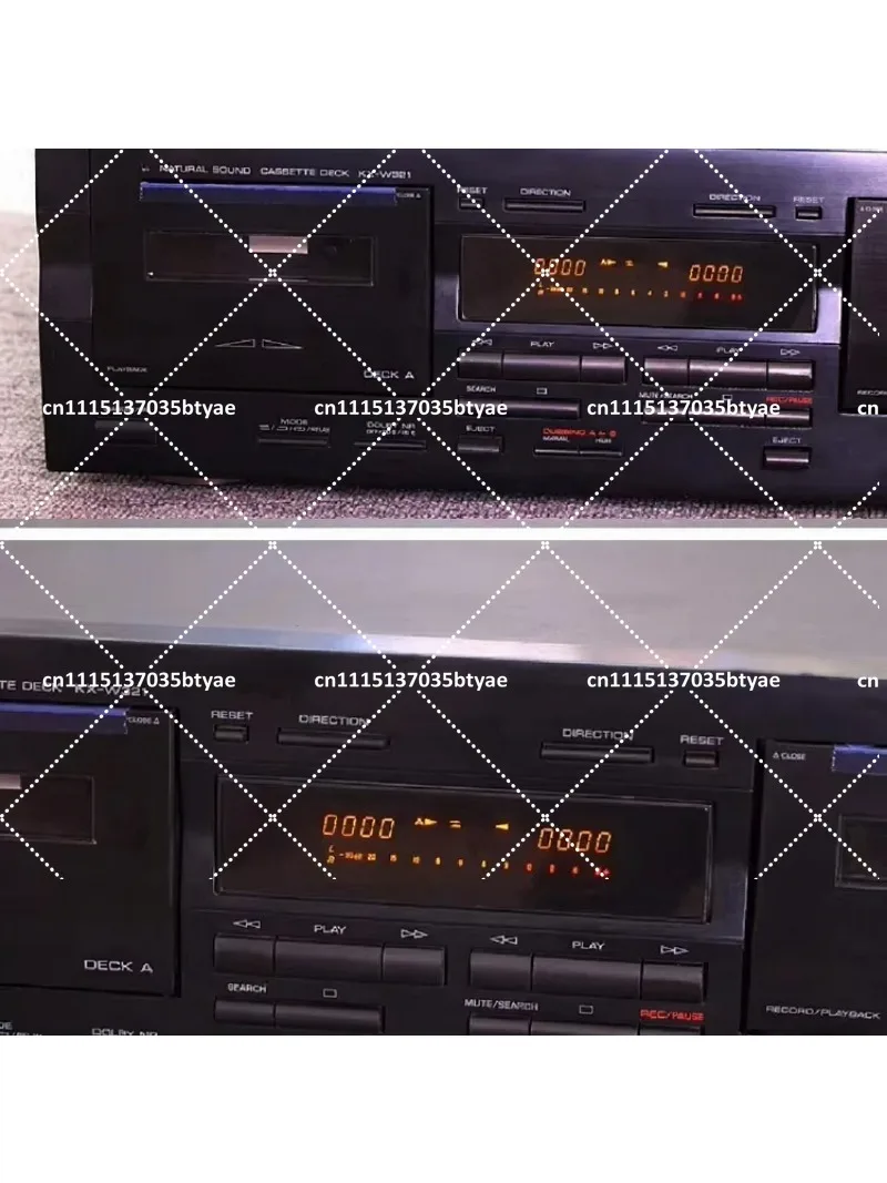 Dual Cassette Tape Deck with Electronic Control, Double Cassette Recorder Player for Home Audio Non‑brand New