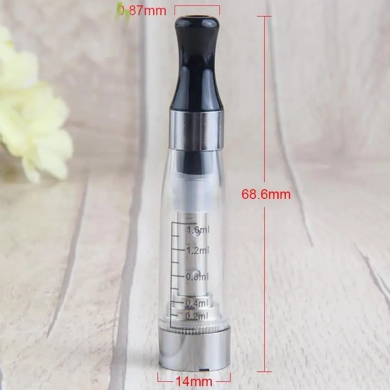 5 pçs/lote CE5 Atomizadores Clearomizer Tanque 1.6ml Capacidade Atomizador CE4 H2S MT3 para eGo-T eGo-C EVOD UGO Vape Bateria E Cigarros