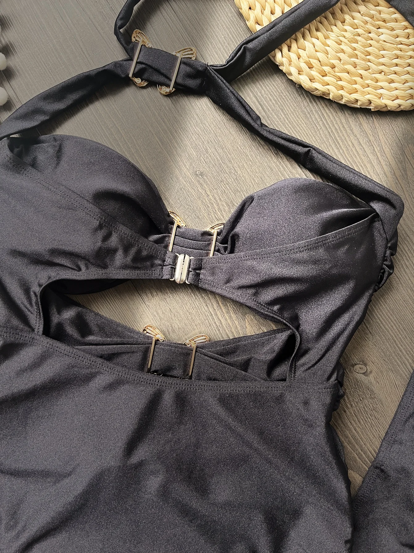 Hot Sale Butterfly Women One Piece Swimsuit Black Skirt Sexy Cut Out Swimwear Mujer Monikini Bathing Suit Lady Beach Suit view 4