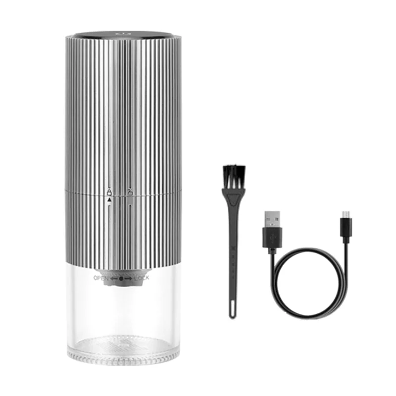 

ABGE-Портативная электрическая кофемолка TYPE-C USB-зарядная кофемолка для эспрессо/капельного/холодного заваривания кофемолка