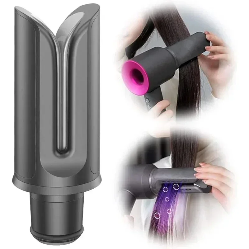 Supersonic Hair Dryer Nozzle Attachment For Dyson Airwrap HD Straight Plate Clamp Hair Styling Straightening Tool