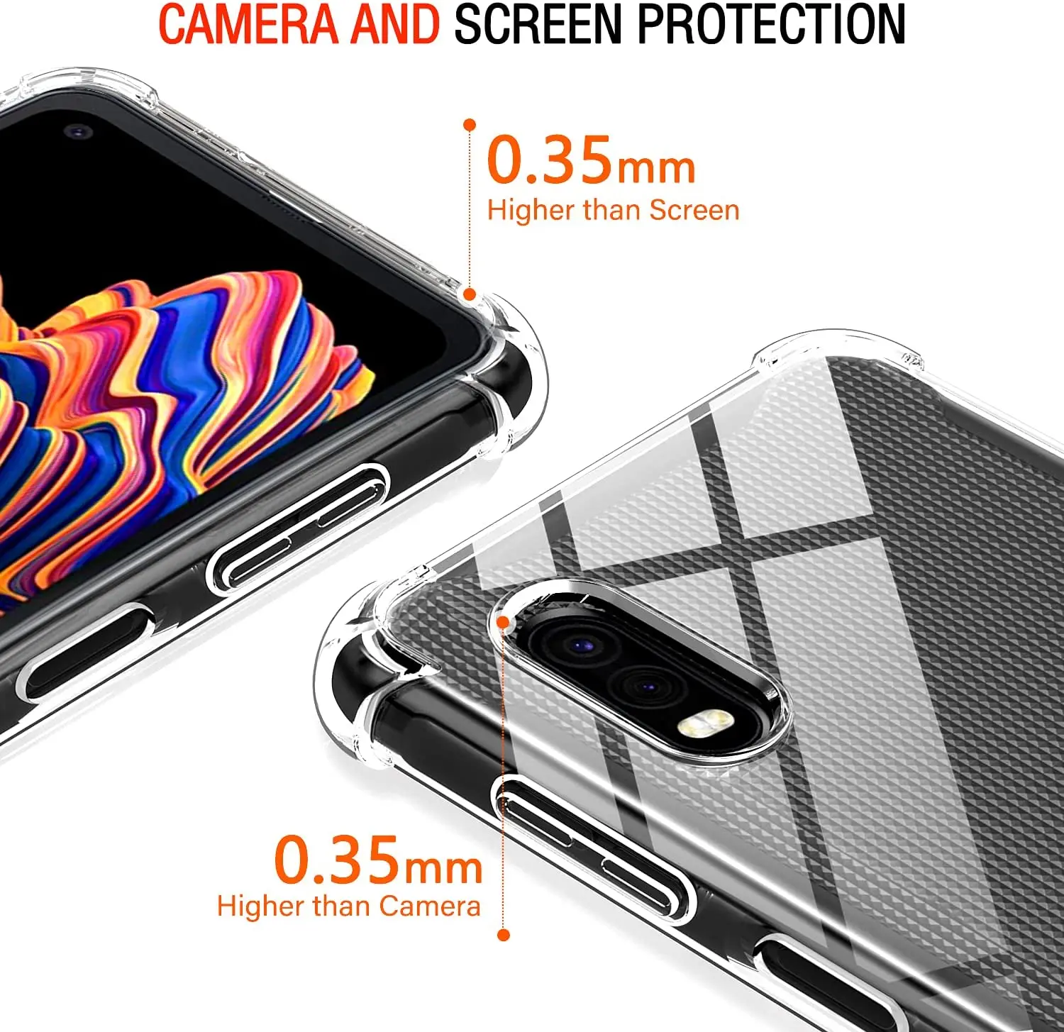 For Samsung Galaxy XCover 4 4S 5 6 Pro 7 Case Clear Airbag Silicone TPU Back Phone Cover Case for Samsung X Cover 7 6 Pro 5 4 4S