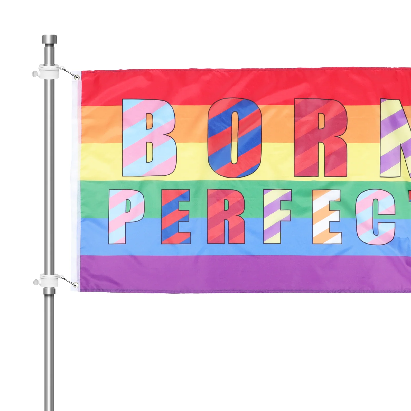 

2pcs Rotating Mounting Rings 360 Degree Flag Pole Adapter 0.75-1.02 Inch Aluminum Pole Rings For Outdoor Flagpole Accessories