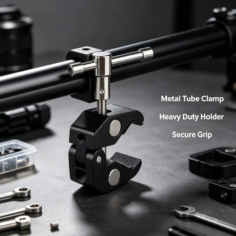 Heavy Duty Metal Crab Claw Clamp 1/4