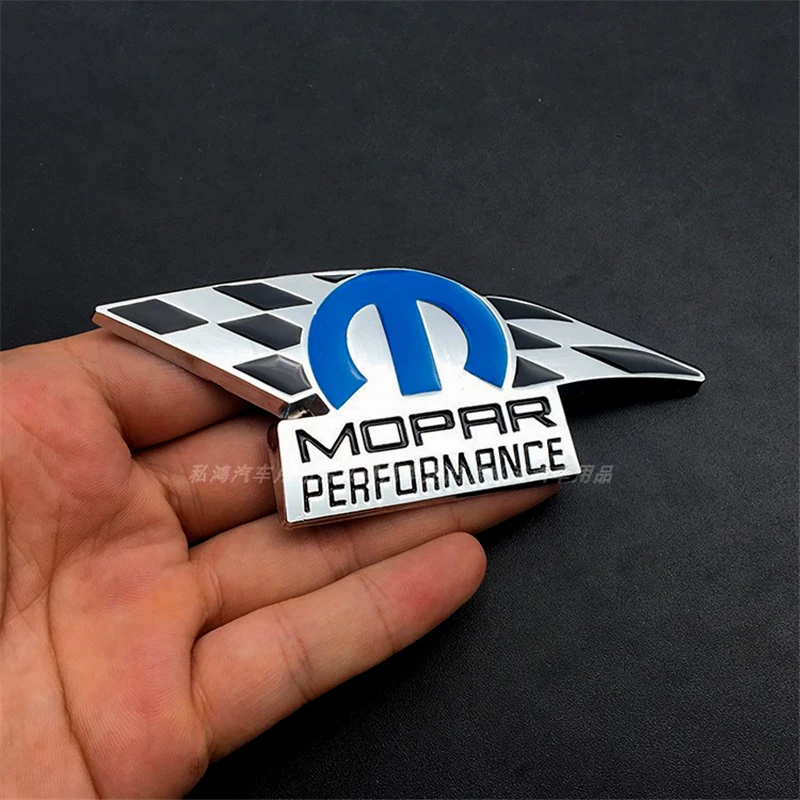 3D Metal Mopar Performance Car Emblem Decal Sticker Car Styling For Dodge Ram Charger JEEP Chrysler Cherokee Car Accessories