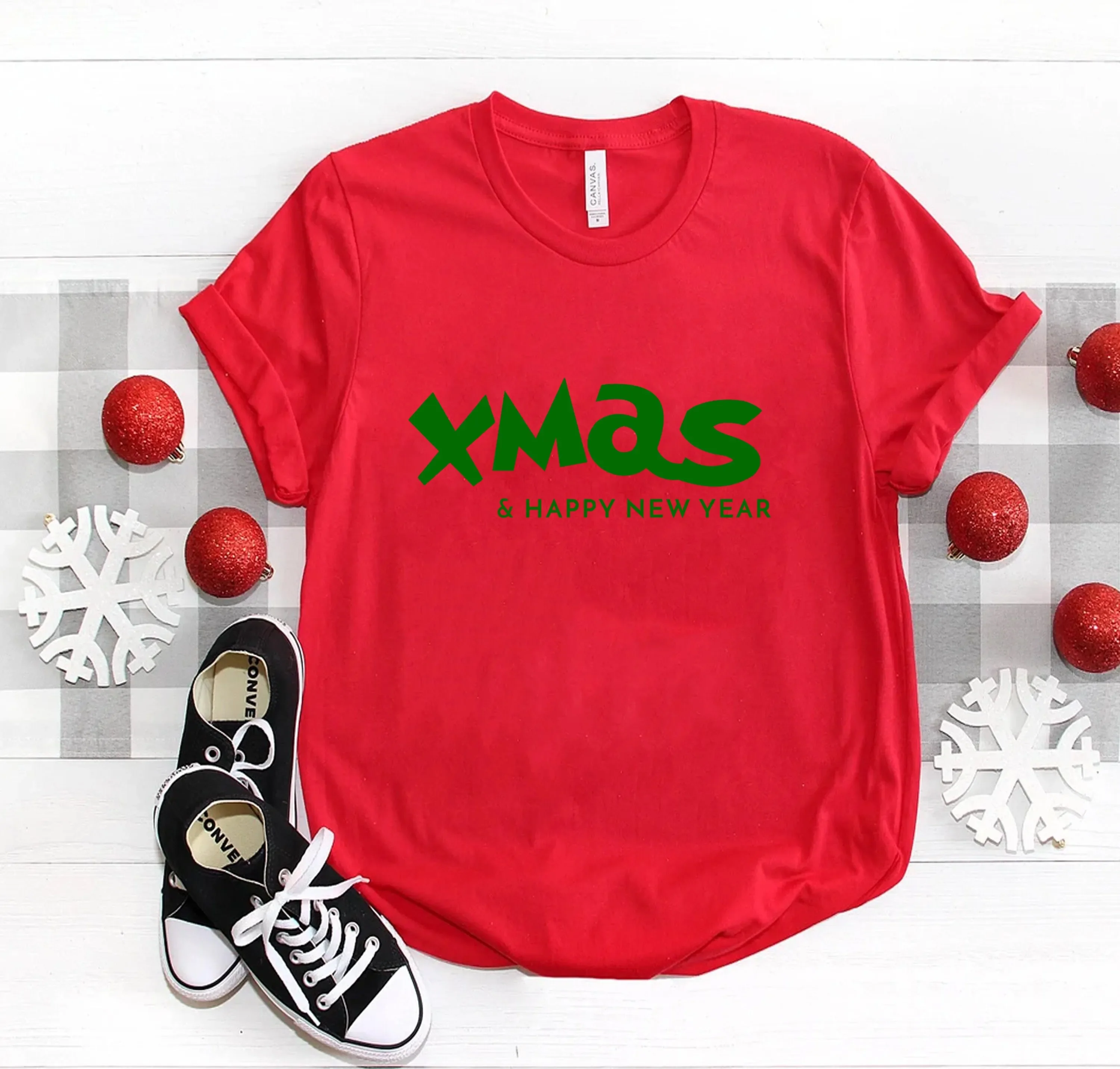 XMAS Christmas T Shirt Merry Fall Thanksgiving Ornament Costume