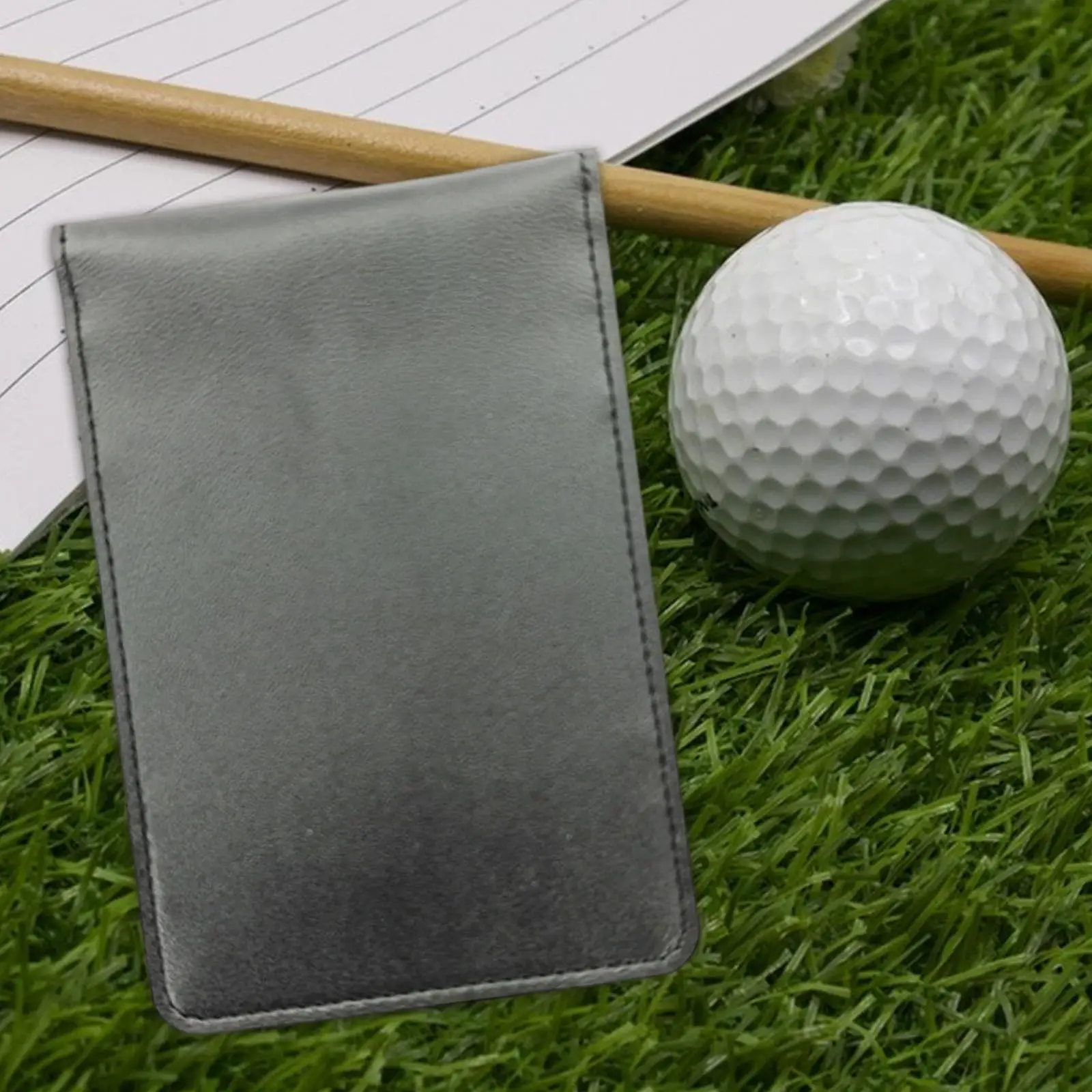 Golf Scorecard Holder for Golfer Lightweight Accessories,Compact,with Pencil,Yardage Book Holder,Scoring Book Golf Score Counter