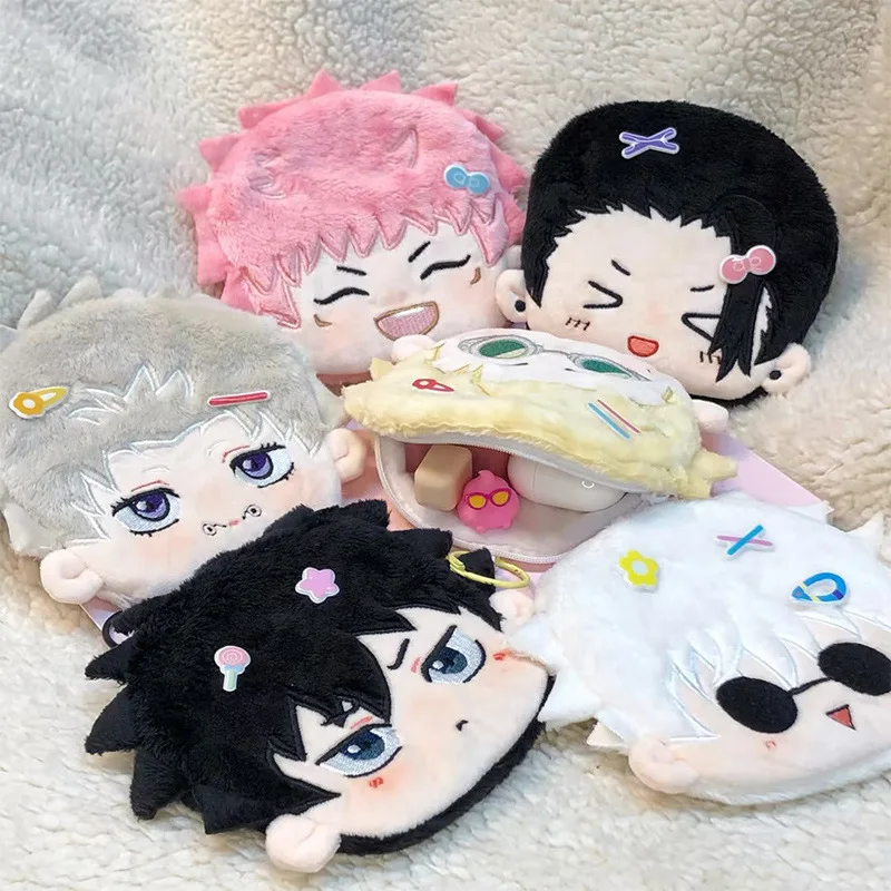Cartoon Version of Wind Breaker Plush Coin Purse Kawaii Anime Peripheral Doll Coin Earphone Storage Zipper Bag Birthday Gift