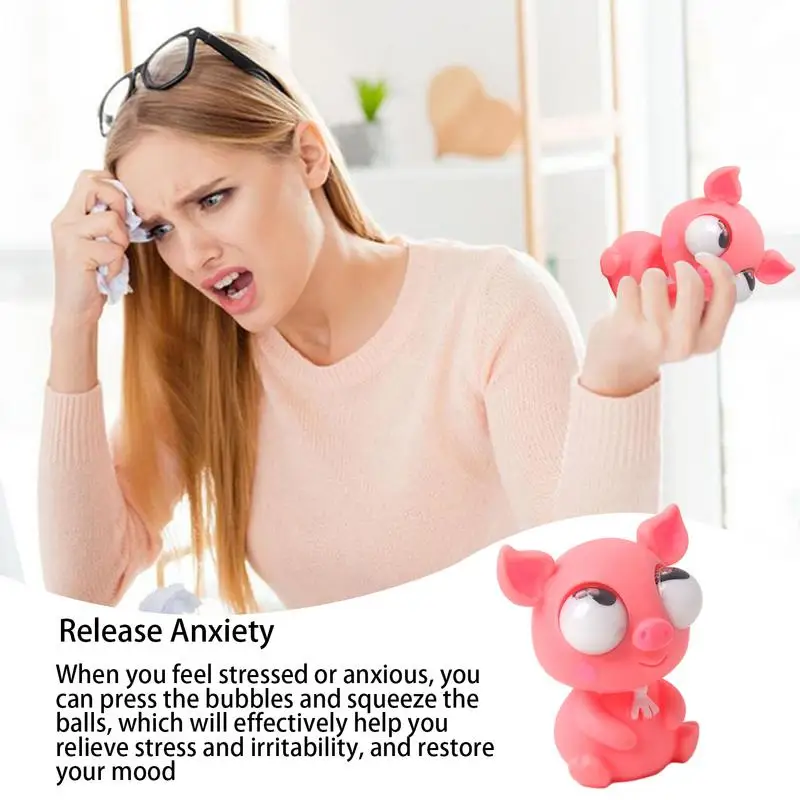 Pop out Eye Toys Sensory Mood Relaxing Fingertip Pinch Toy Animal Novelty Toys Prank nimal Eyes Popping Out Eyes Toys Gifts