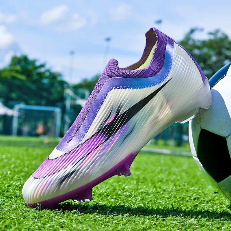 New Men Soccer Shoes Match Indoor Hot-selling Outdoor Football Boots Grass Cleats High-top Futsal Sneakers Non-Slip High-quality