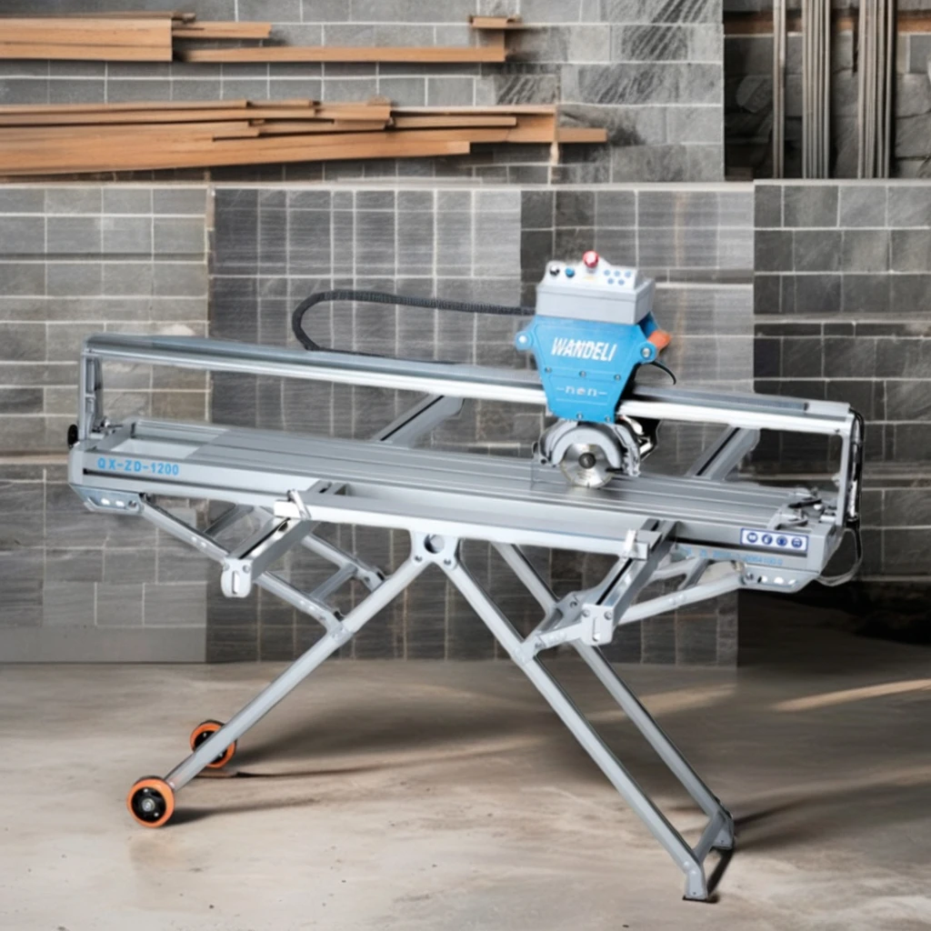 WANDELI QXZ-1800 220V Ceramic Tile Cutting Machine Automatic Portable with Positioning and 1800cm Motor for Stone Work