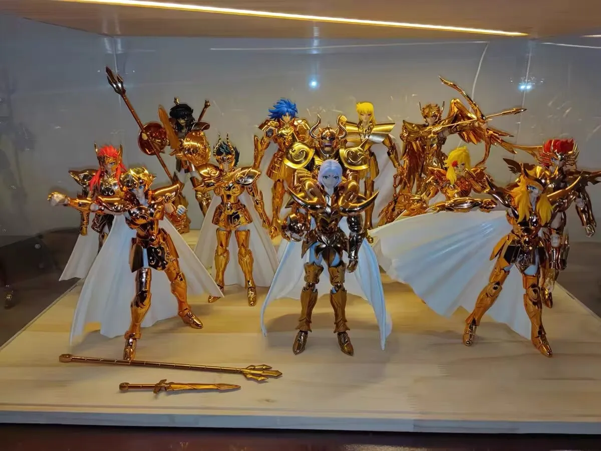 Bandai Saint Seiya Gold 12th House Expressive Ex Scorpio Miro 24k Pu Primary Color In Stock Action Figure Collection Model Doll