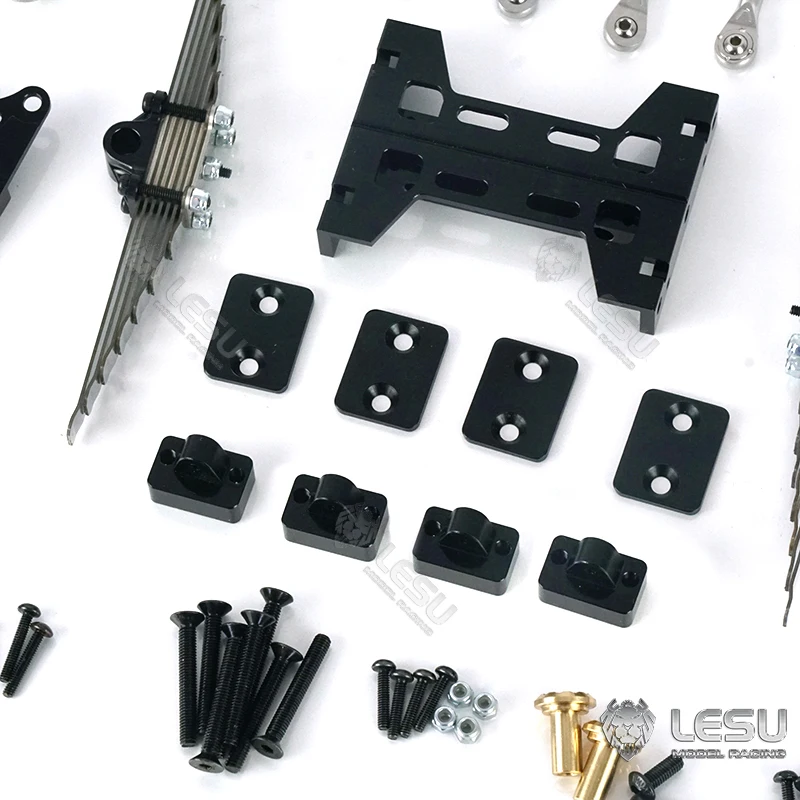 Metal 9Mm Rear Suspension for 1/14 LESU RC Hydraulic Dumper 3348 Dumper Remote Control Truck Model Toys Th05798-Smt3