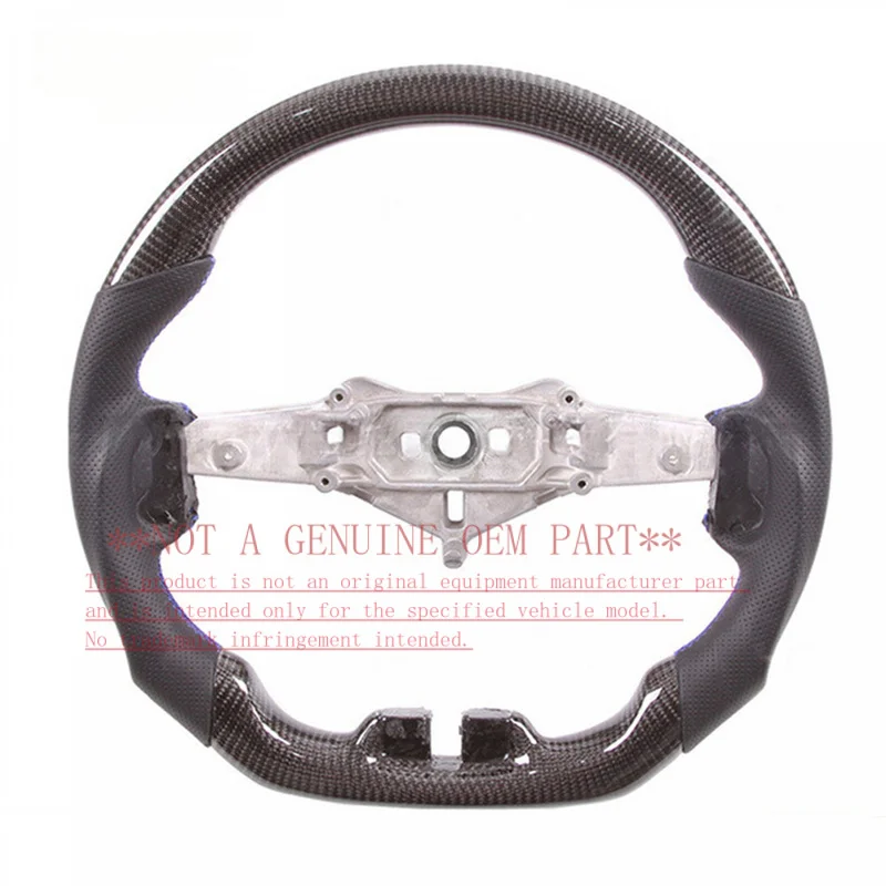 For Jeep Steering Wheel Horn Cover Carbon Fiber Red Line Center Mark Interior Mod Style 2011-2016 Shell
