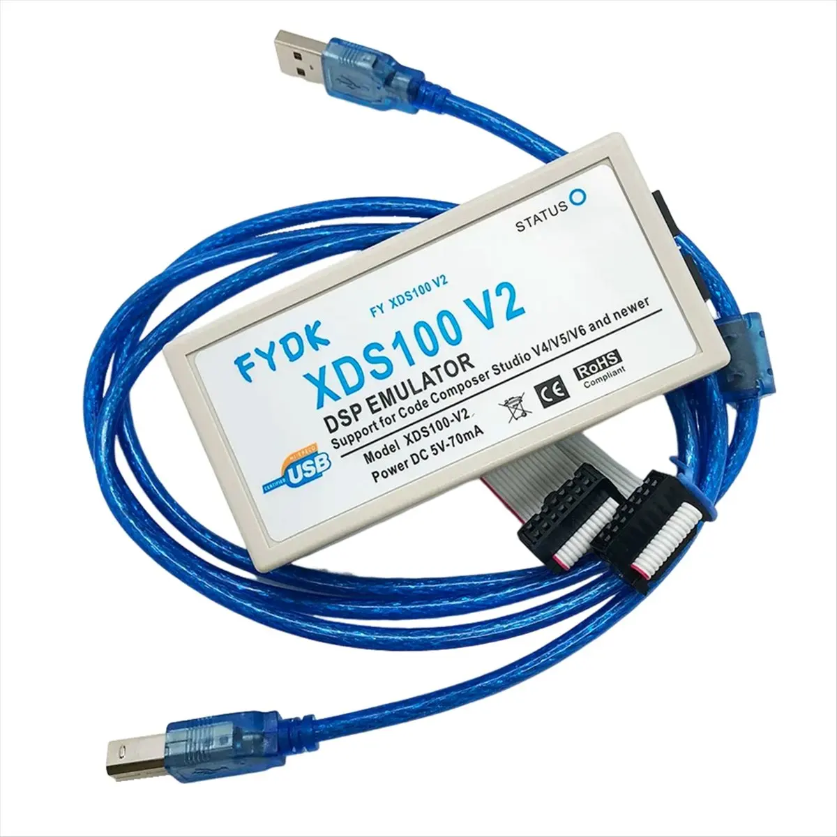 ~【A335Z】 Emulator Programmer XDS100 XDS100V2 JTAG Debugger Suitable for TI ARM9 A8 TMS320 TI CCS5-CCS10