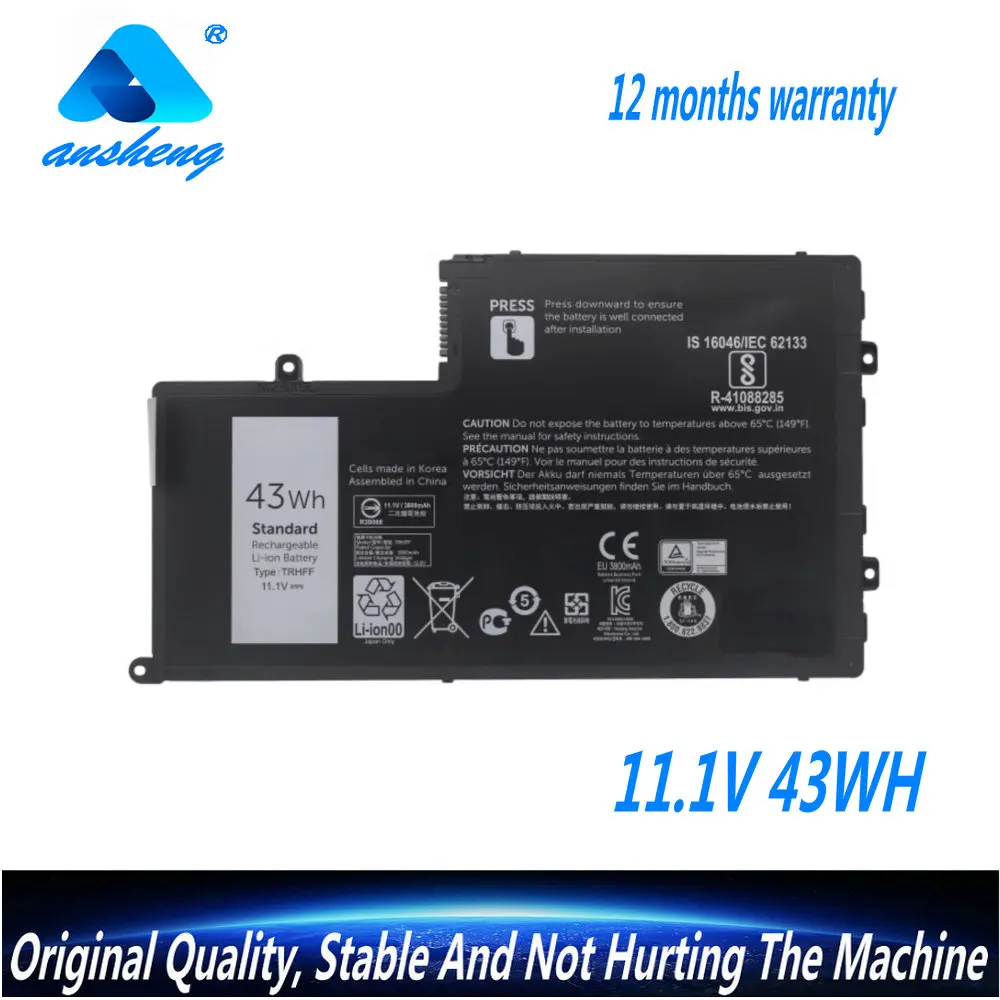 NEW TRHFF Laptop Battery For Dell Inspiron 5547 5545 5548 5447 5445 5448 14-5447 15-5547 3450 3550 1V2F6 01V2F  11.1V 43WH