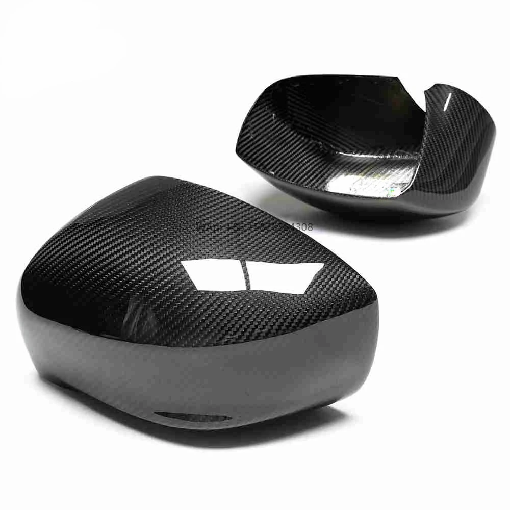 

High Quality Dry Carbon Fiber Side Mirror Cover Caps Stick On Type For Gtr R35 Exterior Part 2008-2024