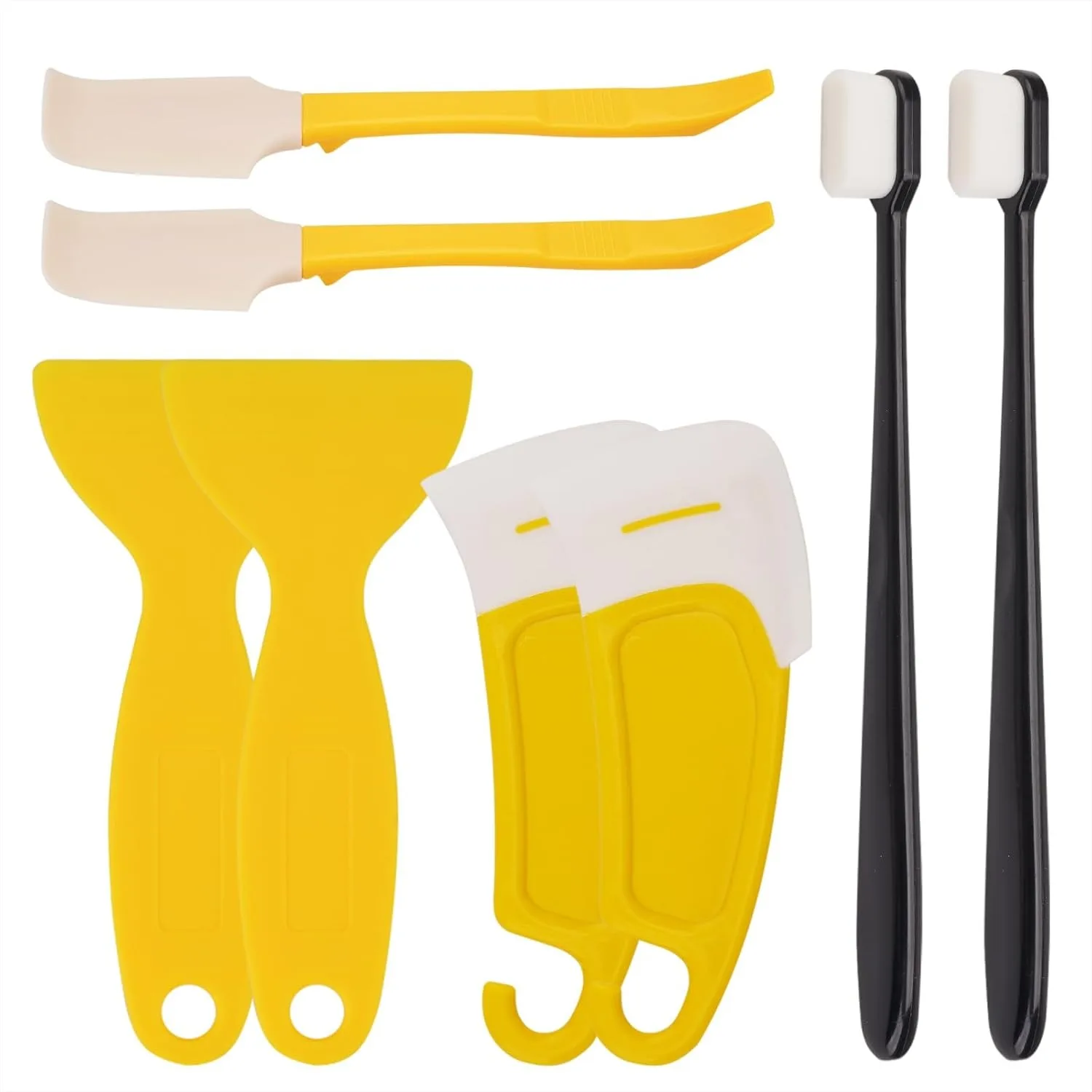 

8pcs UV Resin 3D Printer Cleaning Kit, Scrapers, Silicone Spatulas, Brushes for Resin Transfer and FEP Film Protection