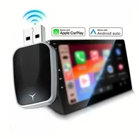 2026 nuevo 2 en 1 inalámbrico Carplay AI Box Android Auto Plug And Play aplicable para convertir el coche Original con cable Carplay a inalámbrico