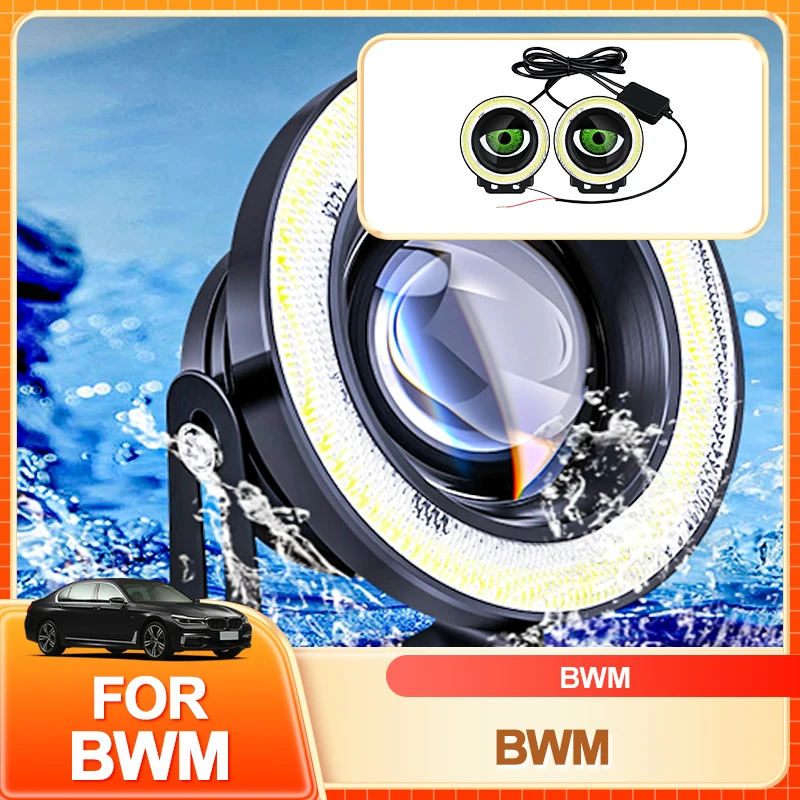 

Glasses Holder Devil's Eye LED Car Dynamic HeadLamps Angel Eyes lamp Waterproof Headlight 82 Modes Devil Eyes Retrofit Kit Fo