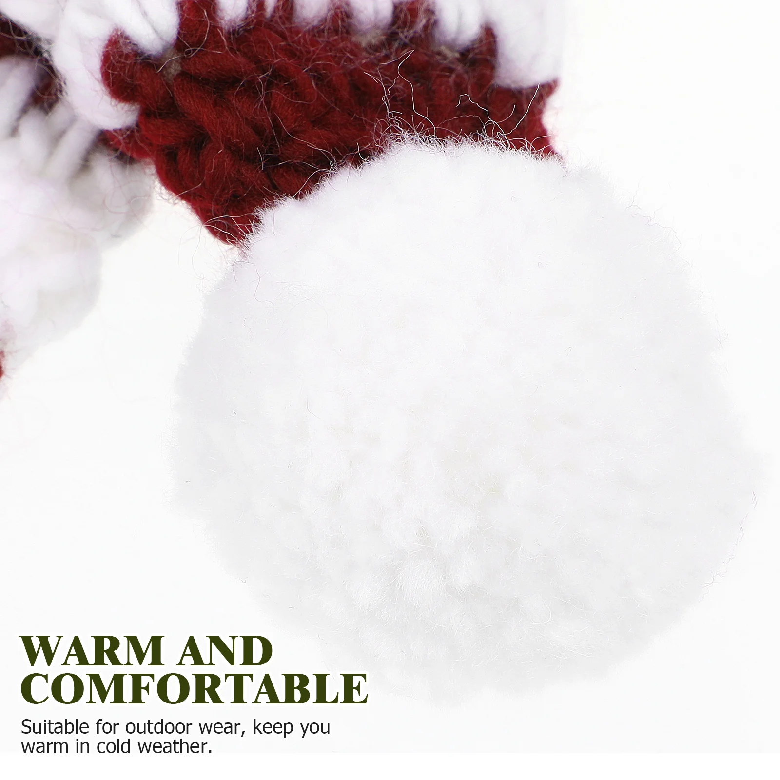 

1Pcs Parent-Child Knitted Warm Hat Woolen Winter Christmas Stripe Kids Hat Soft Breathable Comfortable Outdoor Wear