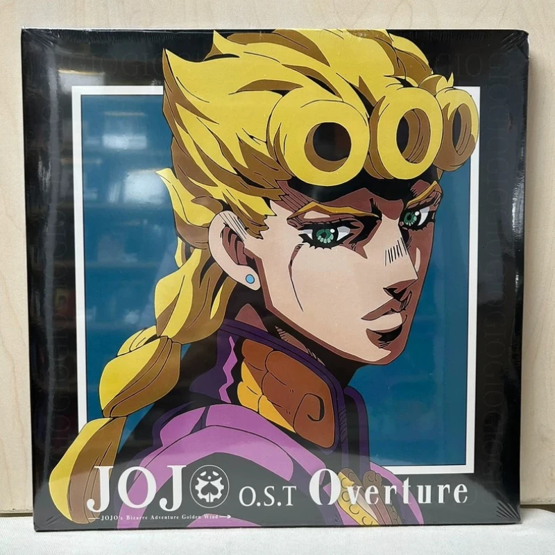 JoJo's Bizarre Adventure Golden Wind OST Vinyl Record Limited‑Edition Orange Color 2LP Anime Soundtrack Album for Fan Collection