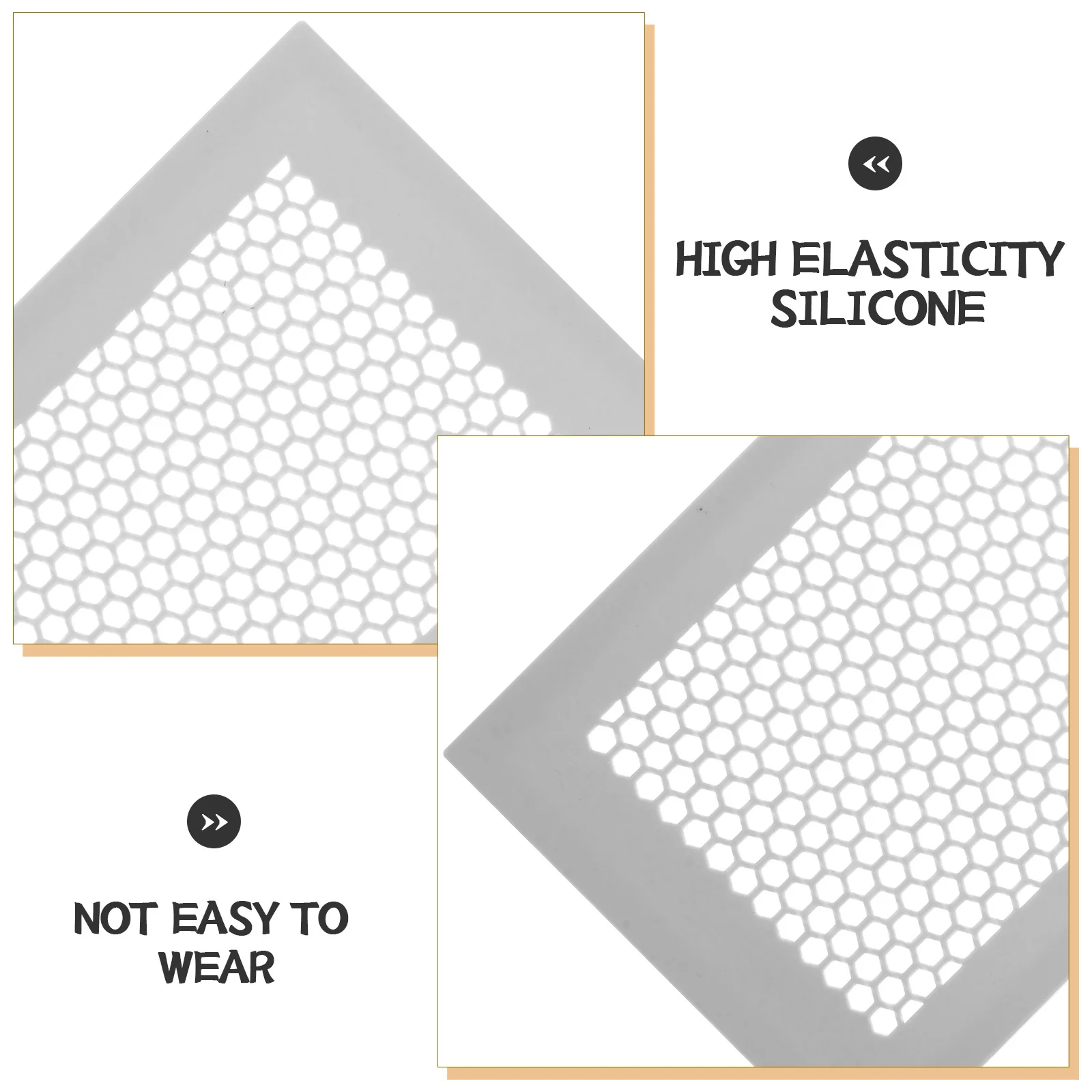 Durable Stainless Steel Floor Vent Grille Floor Ventilation Cover Anti-Corrosion Airflow Protector for Home