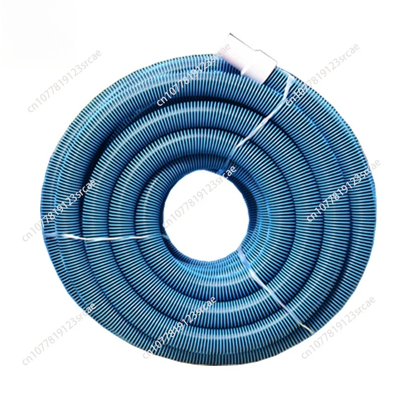 Swimming pool sewage suction machine hose suction pool throat double-layer thickened threaded self-floating sewage suction pipe