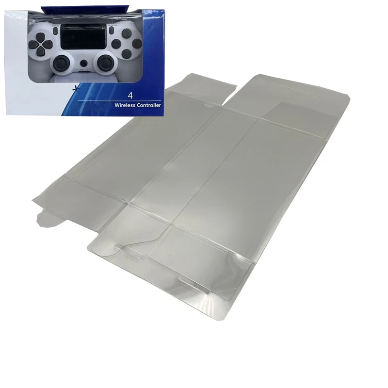 Caja de protección transparente para controlador inalámbrico PS4 DualSense 4, caja de almacenamiento de exhibición de colección versión CN HK JP
