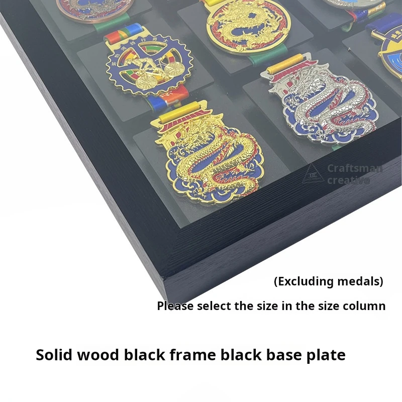 New Rectangular Marathon Medal Display Frame, Sports Medal Storage Frame, Wall-themed Decoration, An Exclusive Gift For Athletes