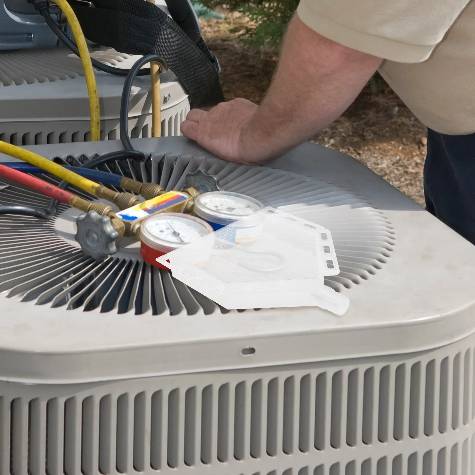 

Универсальный поддон для конденсата кондиционера, переносной сборщик воды для сплит-систем, простое в установке решение для отвода воды, защита от протечек