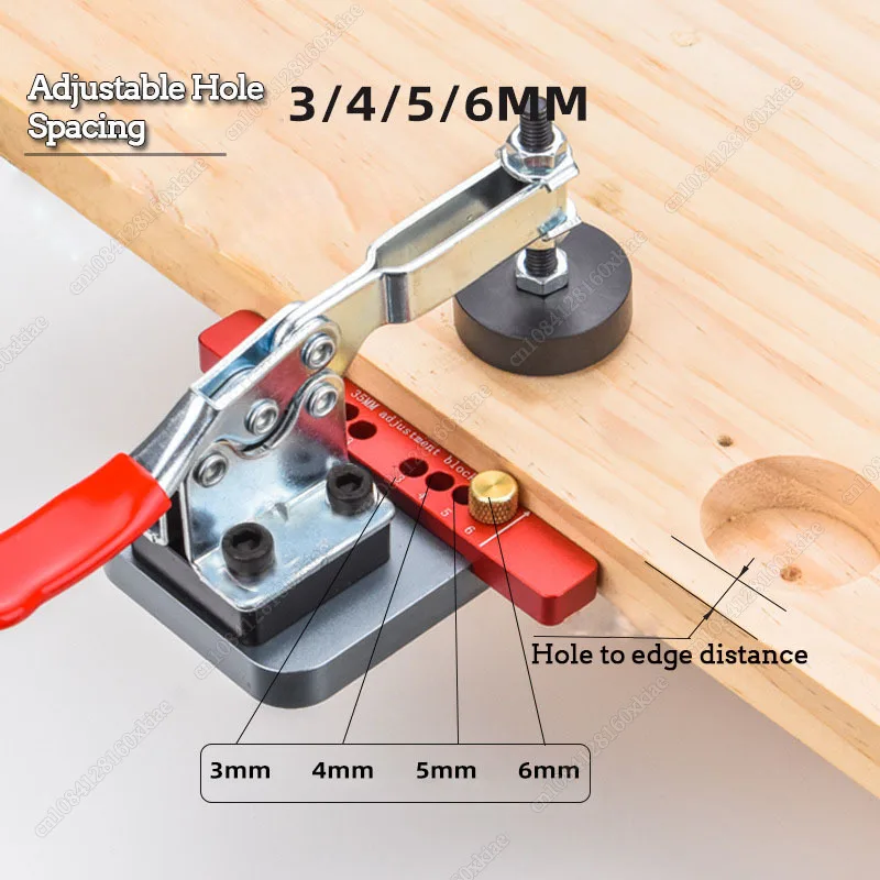 Woodworking Concealed Hinge Jig Drilling Guide Locator And 26mm/35mm Hinge Boring Bit With Fixture for Cabinet Cupboard Door