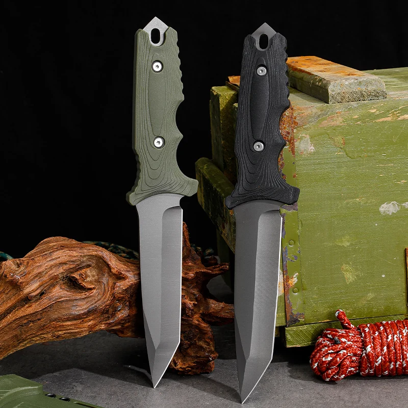 Wild Camping Style Knife, Pocket Knife, Wilderness Knife, Portable Knife, Outdoor High Hardness Multifunctional Knife