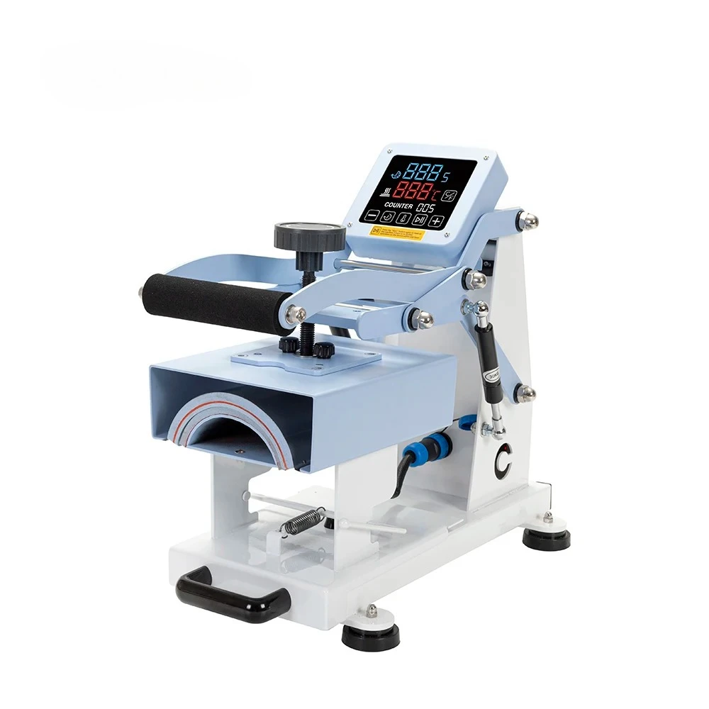 DG-300 combo Heat Press Machine For Label Tag Sublimation Pens Cap Hat Heat Press Machine