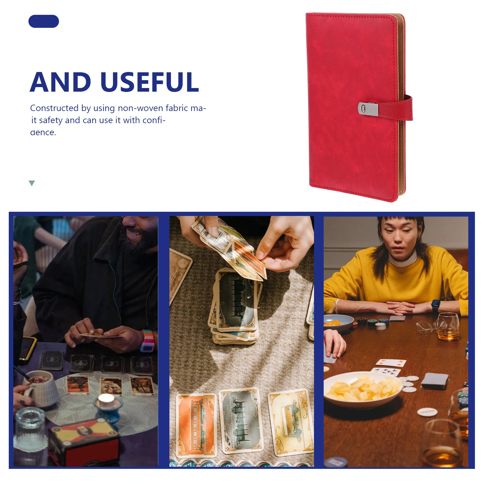 

Large Capacity Card Book Trading Album Game Binder Cards Organizer Collection Storage Albums Portable Holder