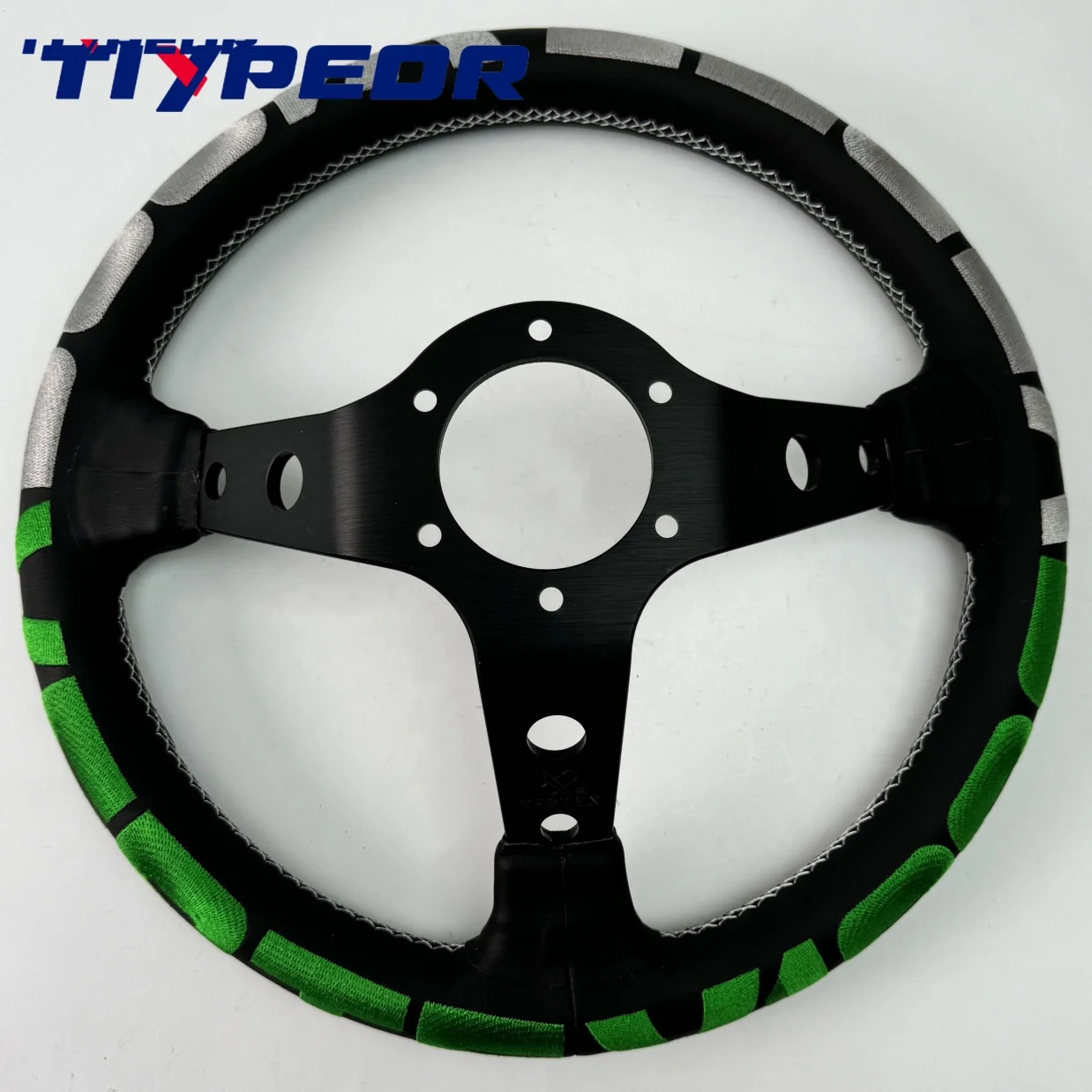 Tiypeor JDM VERTEX LANG STEERING wheel 330mm 13inch wheel Steering Wheel Racing Sports Steering Wheel with Accessories