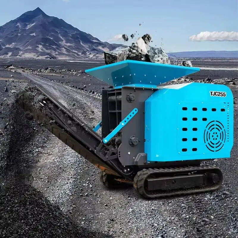 

Best 3T/H Rock Jaw Concrete Mobile Mini Crusher Hine Stone For Sale