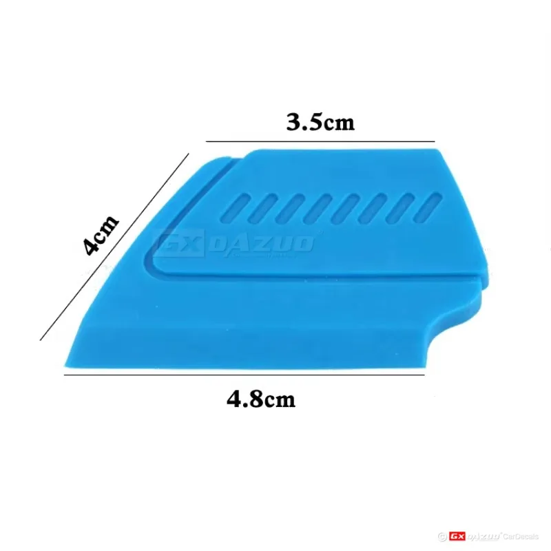 5 Pcs/Lot 4.8*3.5CM Phone Screen Squeegee Plastic Blue Middle Soft Scraper Mini  PPF Squeegee Vinyl Mini  for Auto