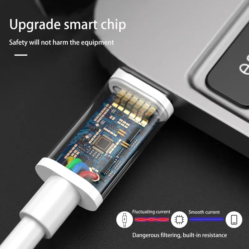 كابل شحن سريع PD 100W من USB-C إلى USB-C لهواتف iPhone 15 و16 و17 Pro Max وHuawei Mate 60 وXiaomi وSamsung كابل بيانات من Type C إلى Type C - 5