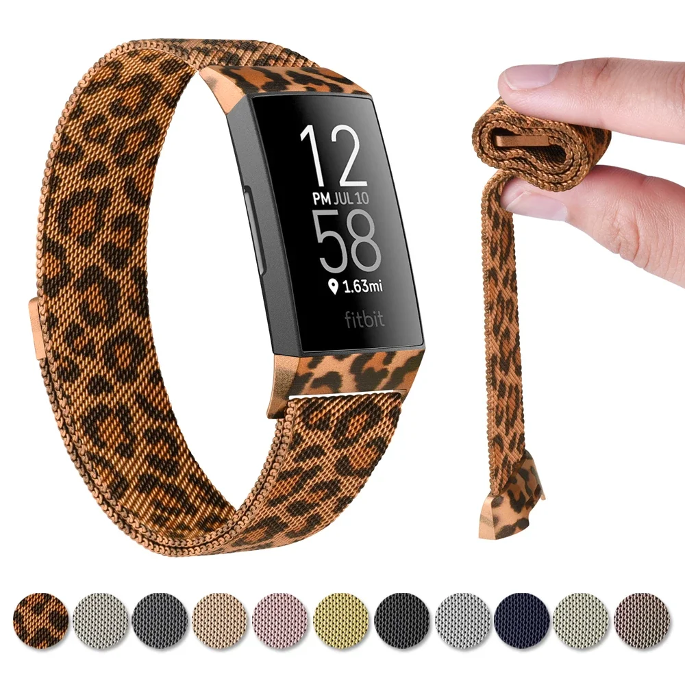 Metal Watch Band For Fitbit Charge 3/Charge 3 SE/Charge 4 Strap Magnetic Wristbands For Fitbit Charge 3 4 3 SE Band Bracelet
