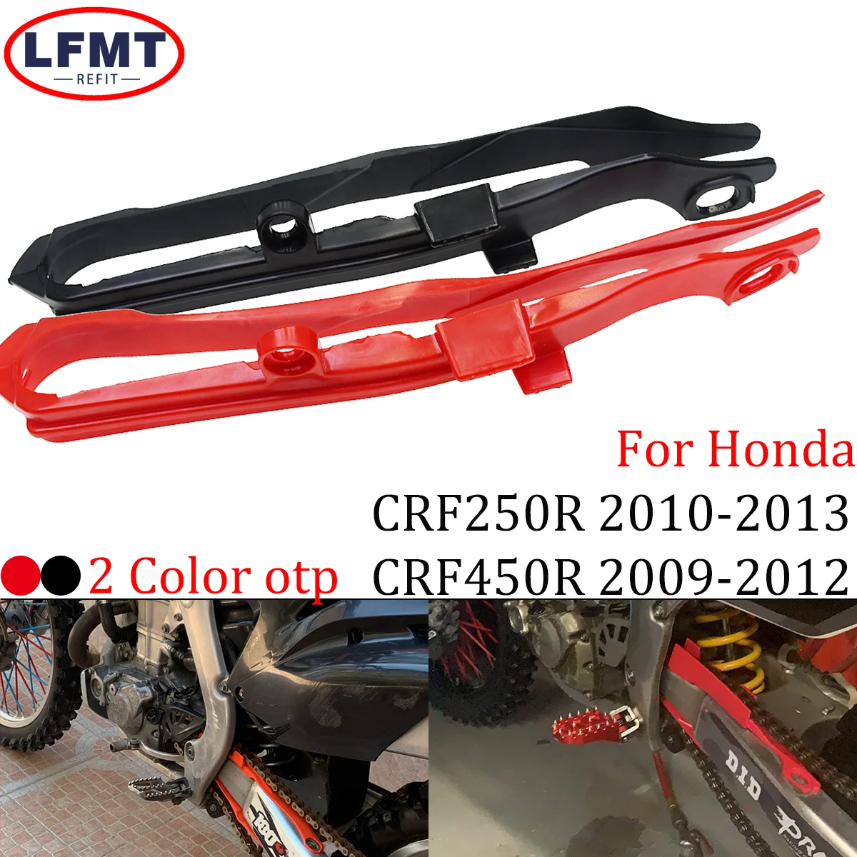 

Motorcycle Swingarm Chain Slider Guide Guard 2009-2013 For Honda CRF 250R 450R 250 450 R CRF250R CRF450R Dirt Pit Bike