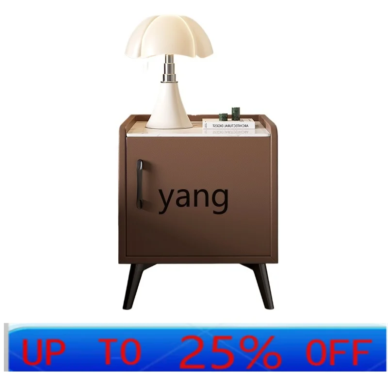 LTT household small anti-theft smart bedside safe solid wood small