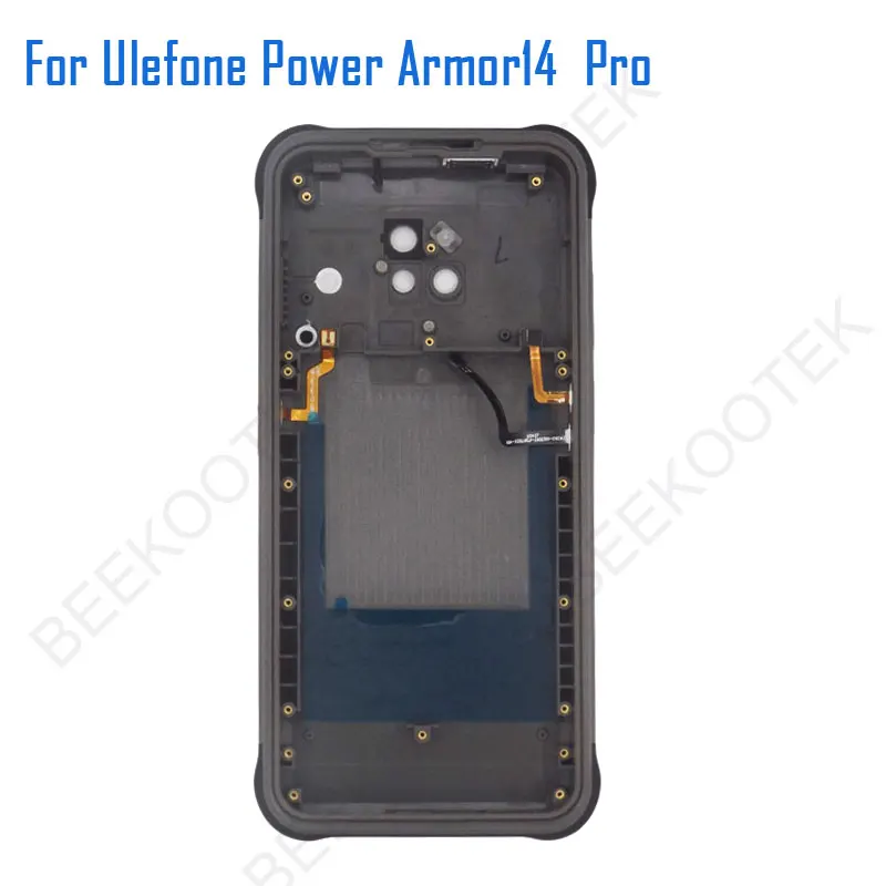 New Ulefone Power Armor 14 Pro Battery Cover Back Cover With Receiver Fingerprint Button Cable For Ulefone Armor 14 Pro Phone