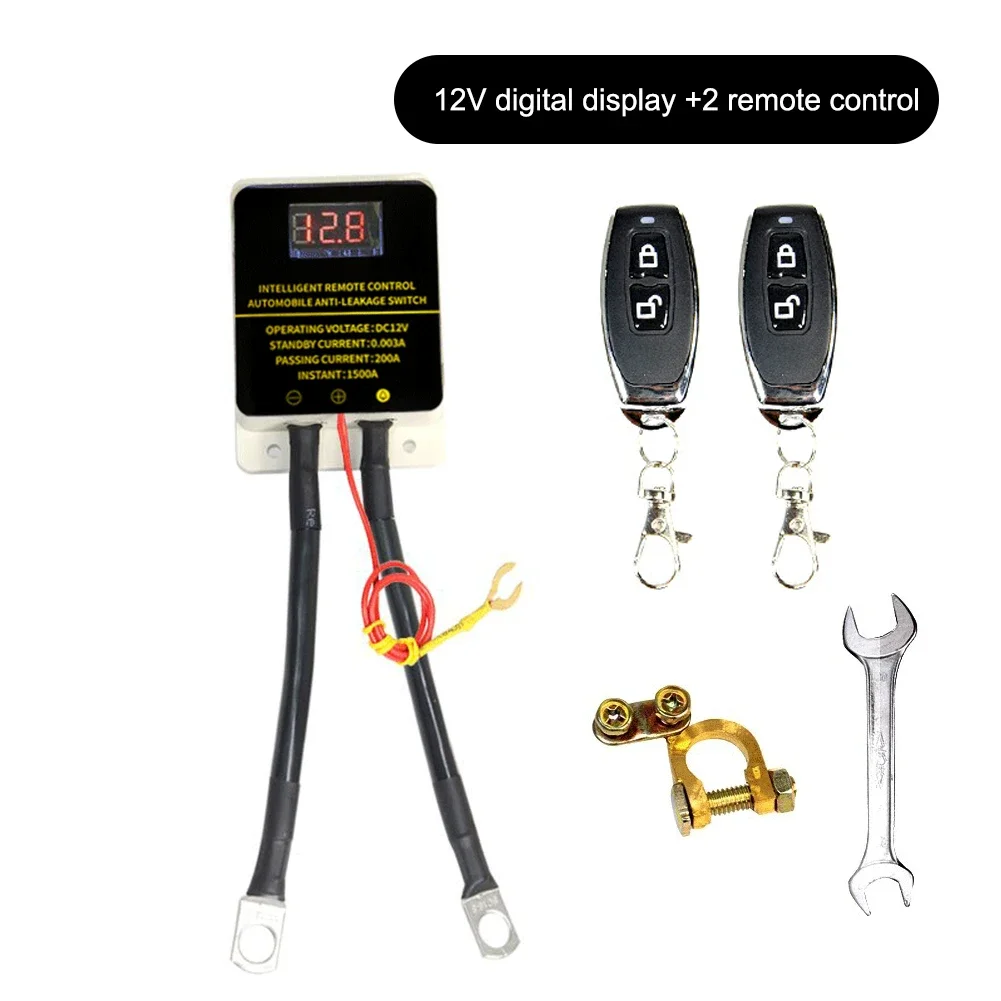 Remote Car Battery Disconnect Switch 12V 1500A Protector with LED Display Battery Drain Prevention for Ford Chevrolet GMC Dodge image 3