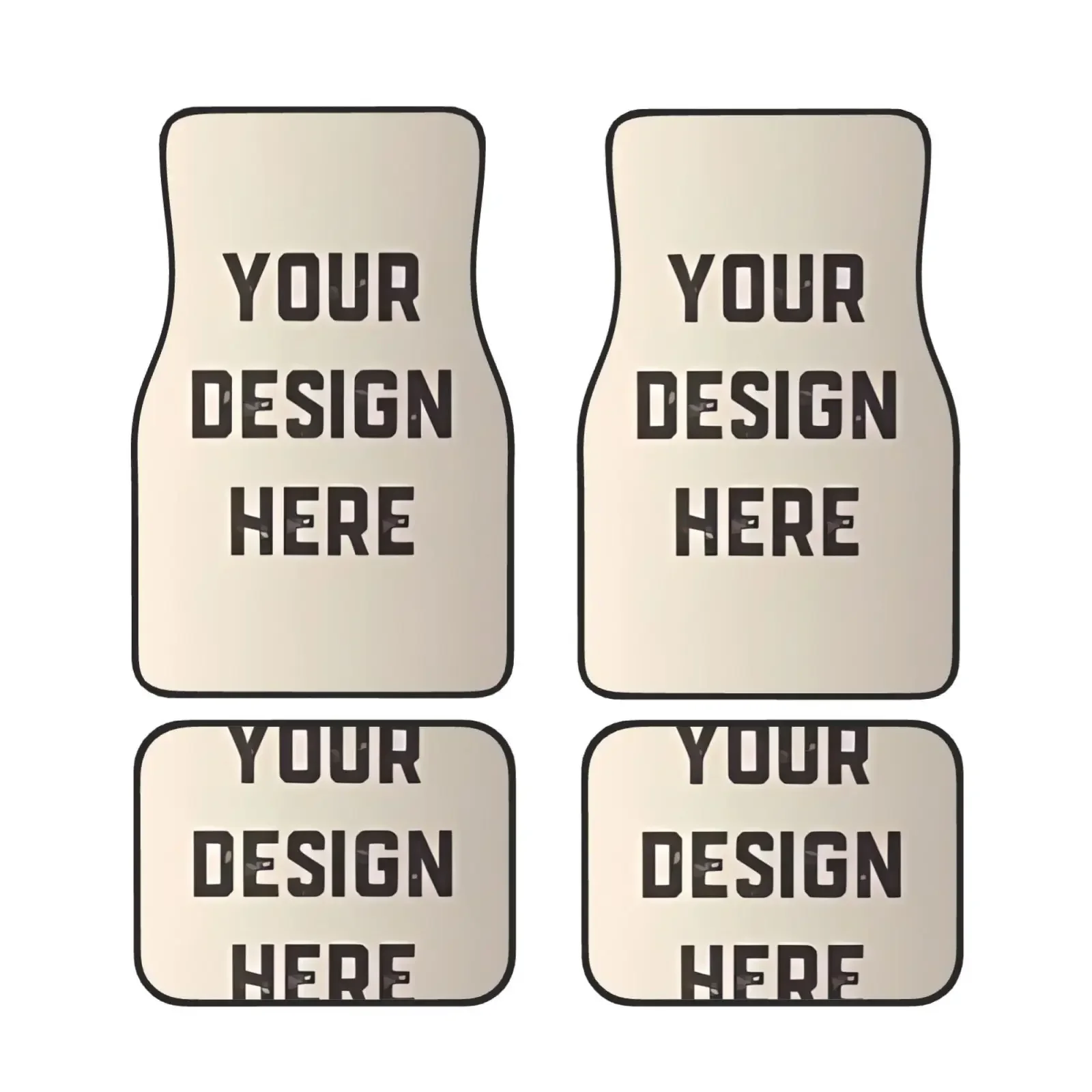 

Автомобильные коврики на заказ, передние и задние автомобильные коврики, ковер для транспортных средств, седан, полный набор из 4 шт., легко установить