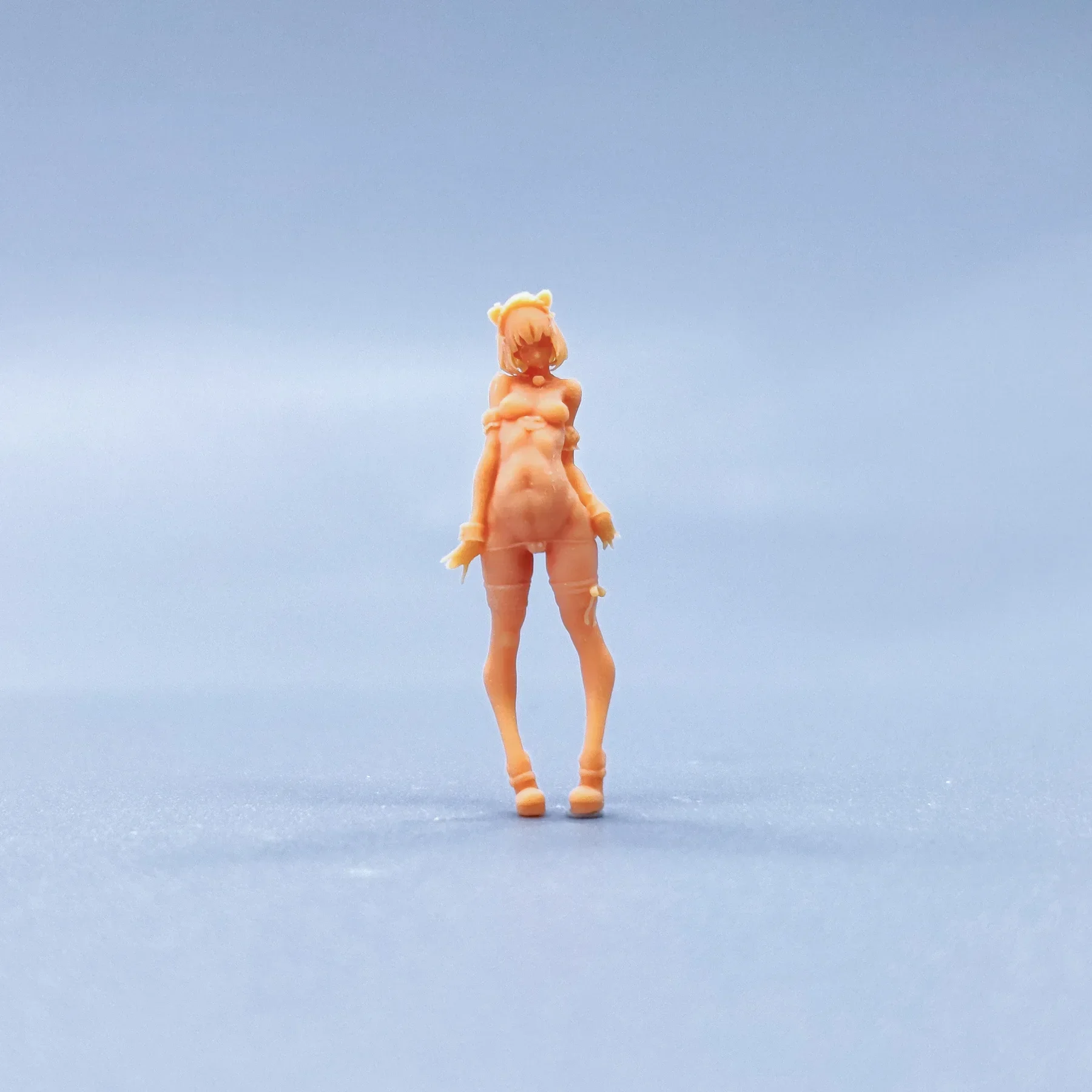 Figuren Maßstab Modell Harz Geburtshilfe und Gynäkologie Katze Anime ungefärbte Miniaturen Diorama hand bemalt s401