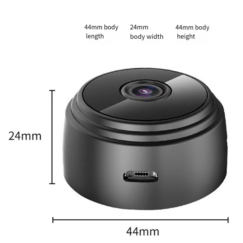 A9 Camera Wifi Camera Home HD Security Camera Outdoor Sports Camera Webcam Black