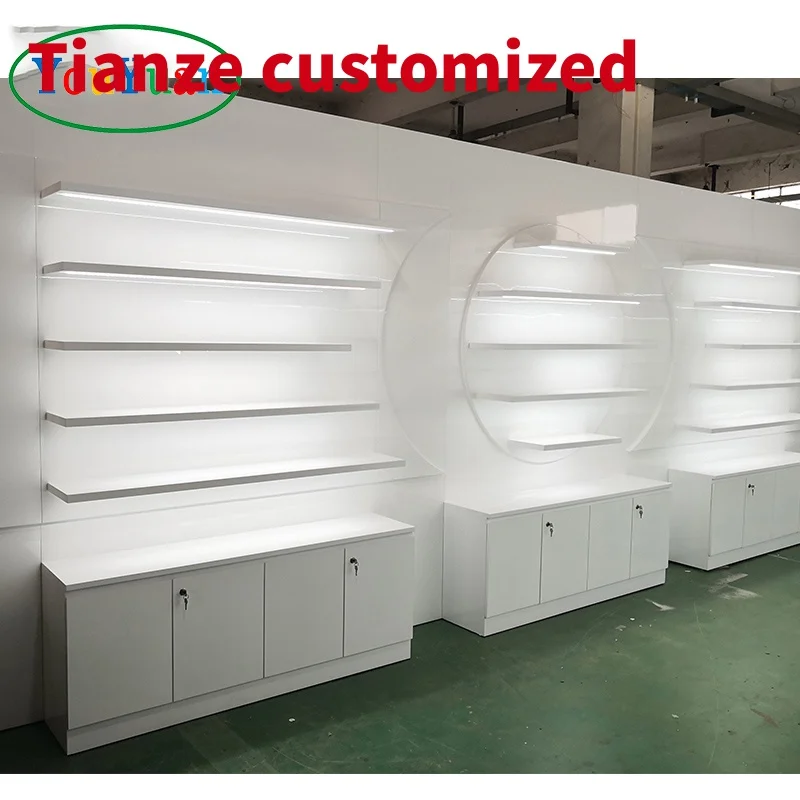 

(customized)Smoke Shop Showcase Counter Cabinets Retail Display Showcase Smoke Shop Store Fixture Commercial Shop